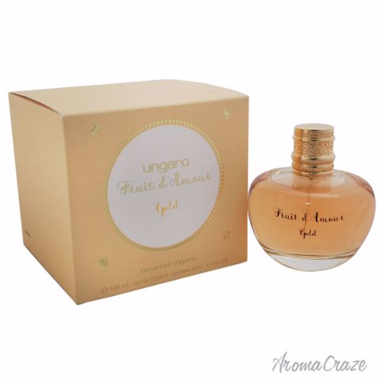 Emanuel Ungaro Fruit d'Amour Gold EDT Spray for Women 3.4 oz
