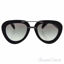 Prada SPR 28R 1AB-0A7 - Black/Grey by Prada for Women - 52-2