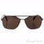 Prada SPR 54R 75S-8C1 - Brushed Gunmetal/Brown by Prada for 