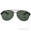 Prada SPS 55Q DG0-5X1 - Black Rubber/Grey Green Polarized by