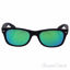 Ray Ban RB 2132 622/19 New Wayfarer - Black/Green Flash by R