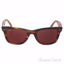 Ray Ban RB 2140-F 1177/2K Wayfarer - Striped Havana/Brown Re