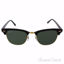Ray Ban RB 3016 Clubmaster 901/58 - Black/Green Polarized by