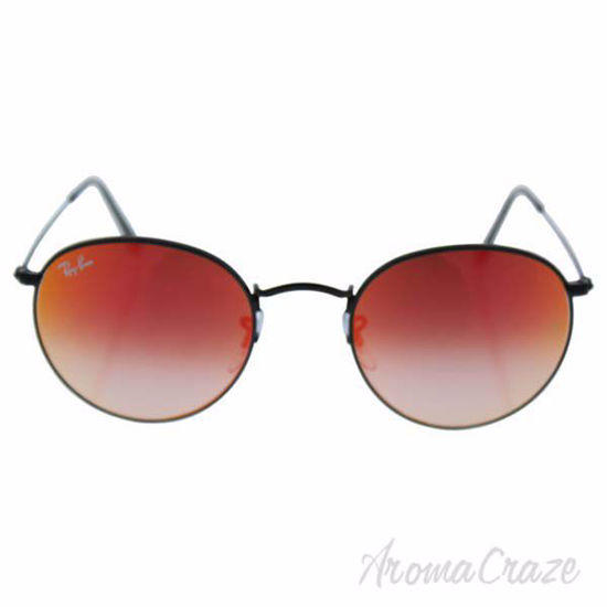 Ray Ban RB 3447 002/4W Round Metal - Black/Orange Gradient F