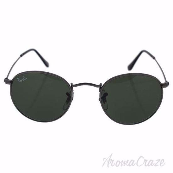 Ray Ban RB 3447 029 Round Metal - Matte Gunmetal/Crystal Gre