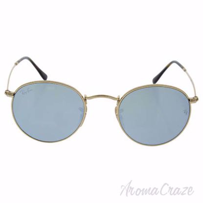 Ray Ban RB 3447-N 001/30 Round Metal - Shiny Gold/Grey Flash