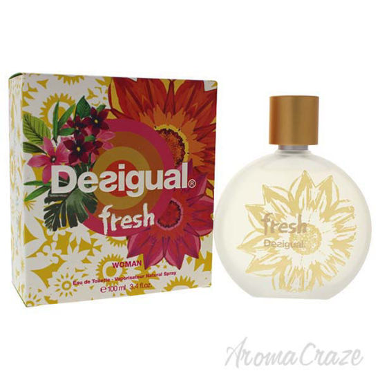 Fresh by Desigual for Women - 3.4 oz EDT Spray