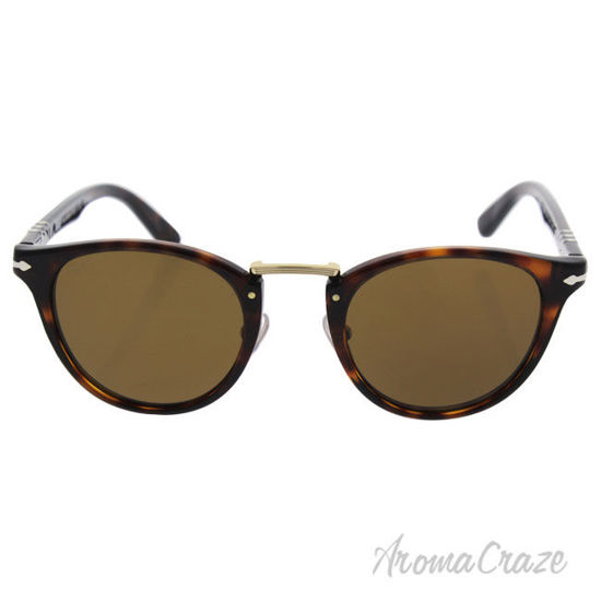 Picture of Persol PO3108S 24/57 Typewriter Edition - Havana/Brown Polarized by Persol for Men - 47-22-145 mm Sunglasses