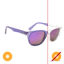 Picture of Solize Good Day Sunshine - Clear-Purple by DelSol for Unisex - 1 Pc Sunglasses