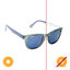 Picture of Solize Dont Worry Baby  Clear-Purple by DelSol for Unisex - 1 Pc Sunglasses