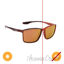 Picture of Solize Last Time Around - Metallic Orange to Brown by DelSol for Unisex - 1 Pc Sunglasses