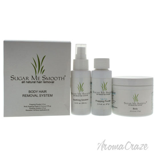 Picture of Body Hair Removal System Kit by Sugar Me Smooth for Unisex 5 Pc Kit 