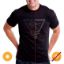 Picture of Men Crew Tee Surf Sun Beach Black by DelSol for Men 1 Pc T-Shirt (YM)