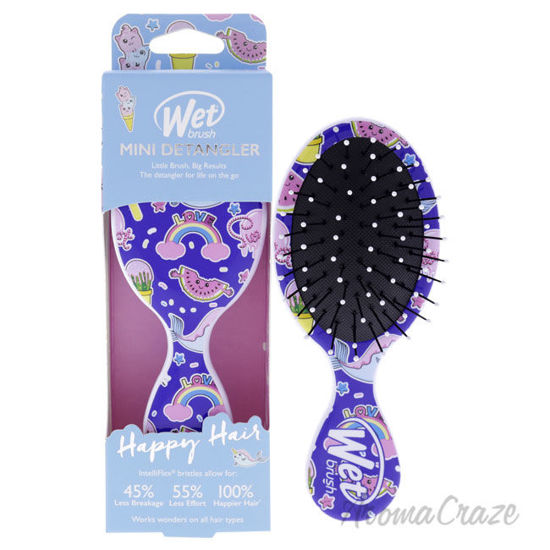 Picture of Mini Detangler Happy Hair Brush Fantasy by Wet Brush for Unisex 1 Pc Hair Brush