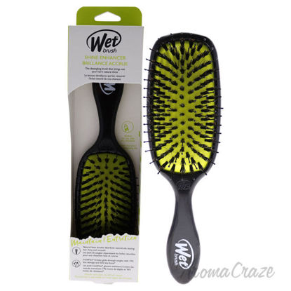 Picture of Shine Enhancer Detangling Brush Black and Green by Wet Brush for Unisex 1 Pc Hair Brush