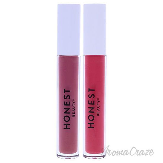 Picture of Liquid Lipstick Kit by Honest for Women 2 Pc Kit 0.12oz Lipstick Forever, 0.12oz Lipstick Goddess
