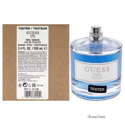 Picture of Guess 1981 Indigo by Guess for Men - 3.4 oz EDT Spray (Tester)