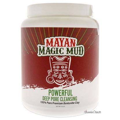 Picture of Powerful Deep Pore Cleansing Sodium Bentonite Clay by Mayan Magic Mud for Unisex - 32 oz Cleanser