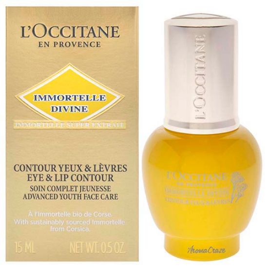 Picture of Immortelle Divine Eyes and Lips Serum by LOccitane for Unisex - 0.5 oz Serum
